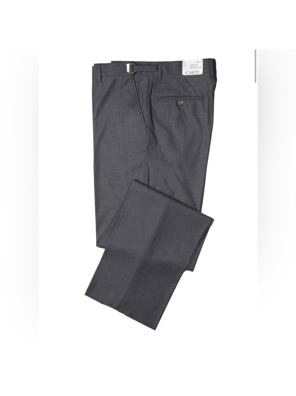 Dark Grey Tuxedo Pants Charcoal Steel Gray Cardi International 36 37 38 Regular